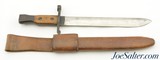 Excellent Canadian Pattern 1908 Ross Mk I Bayonet & Scabbard - 2 of 13