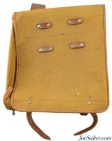 Antique German Backpack Leather and Canvass - 1 of 8