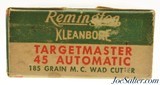 Remington UMC 45 Auto Wad Cutter Targetmaster Kleanbore 185 GR MC - 3 of 4