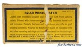 Western "Bullseye" Target Logo 32-40 Ammo Full Box Lubaloy 165 Gr 20 Rds. - 4 of 5