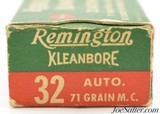 Full Box Remington Kleanbore 32 ACP Ammo 71 Grain Metal Case 50 Rounds - 2 of 4