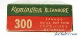 Full Box Remington Kleanbore 300 Savage Hi-Speed Ammo 150 Grain SP - 5 of 7