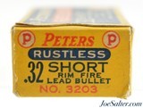 Excellent Full Box Peters 32 Short Rim Fire Ammo Kings Mills, Ohio - 2 of 4