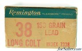Remington 38 Long Colt Ammunition 150 Grain Lead Full Box - 2 of 3