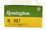 45 Long Colt Ammo Remington 225 GR Lead Semi-Wadcutter 50 Rds