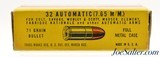 Excellent Winchester 32 ACP Ammo "1946" Style Full Box - 2 of 7