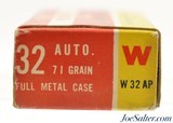 Excellent Winchester 32 ACP Ammo "1946" Style Full Box - 5 of 7