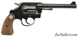 Excellent Colt Police Positive Special Revolver 38 SPL 5 Inch 1974