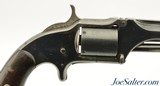 Rare 4" Barrel Smith & Wesson Model No. 1 ½ First Issue 32 RF Refinished - 3 of 13