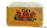 Winchester Red & Green Smokeless Issue 22 Short Ammo Full Box + Insert - 5 of 7