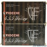 Fiocchi 455 Webley MKII 262gr. LRN GZN NOS 100 Rounds