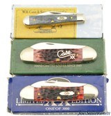Lot of Three Case Pocket Knives Jack and Canoe NOS - 1 of 8