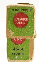 Near Excellent Full Box Remington UMC 45-60 Black Powder Ammo - 3 of 7