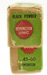 Near Excellent Full Box Remington UMC 45-60 Black Powder Ammo - 5 of 7
