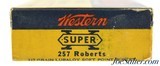 1930's Western Super-X 257 Roberts Soft Point 117 Grain Lubaloy Bullet Loading - 3 of 5