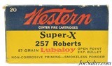 Mixed Bullet Type 1930's Western 257 Roberts Ammo - 1 of 6