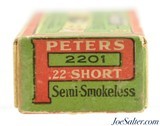 1920's Peters 22 Short Ammo Multi Color Label Issues Non-Corrosive Series - 2 of 7
