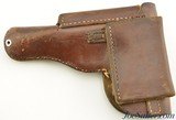Original German WWII Luftwaffe Leather Holster for the Browning FN Model 1910/1922 Pistol - 2 of 5