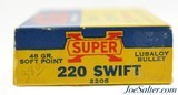 Full Box Western Super-X 220 Swift Lubaloy 48 Grain Soft Point 20 Rds - 2 of 6