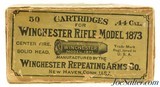 Early 20th Century Winchester 44 WCF 1873 Rifle "Picture" Ammo Box