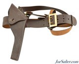 Vintage Sam Brown Military Leather Belt Service Shell Cordovan Men's 36"