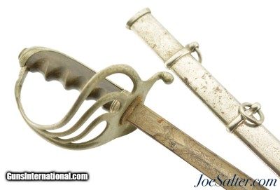 US Army M1902 Officer Saber w/ Scabbard - Identified to Soldier