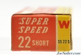 Brick Fresh Winchester Super Speed 22 Short Ammo 1955 Red & Yellow Issues - 6 of 8