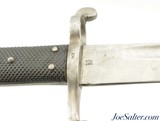 British Pattern 1860 Sword Bayonet Yataghan With Scabbard - 4 of 12