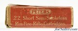 Sealed! Peters 22 Short Ammo Colorful 1920's Multi Color Label Issues Corrosive Primed - 4 of 6