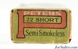 Sealed! Peters 22 Short Ammo Colorful 1920's Multi Color Label Issues Corrosive Primed - 5 of 6