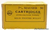 Vintage Kynoch 7mm Mauser Rifle Cartridges in Chargers - 4 of 5