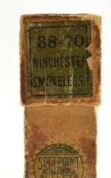 Scarce Smokeless Winchester 38-70 Ammo Full Box Soft Point 255 Grain Bullets Model 1886 - 3 of 7