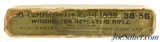 Scarce Round Corner Winchester 38-56 Ammo Full Box Black Powder Model 1886 - 2 of 7