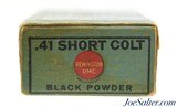 Scarce Full Box Rem-UMC 41 Short Colt Black Powder Ammo 50 Rds - 5 of 8