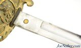 Late 19th Century Royal Navy Warrant Officer’s Lionhead Sword - 5 of 15