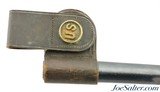 US M1873 Trapdoor Socket Bayonet/Scabbard/Frog - 7 of 9