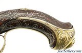 Rare Embellished Turkish Double-Barreled Flintlock Pistol - 6 of 15