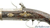 Rare Embellished Turkish Double-Barreled Flintlock Pistol - 7 of 15