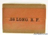 Excellent Sealed! Early Winchester 38 Long RF Ammo Stetsons Pat Oct. 2 - 5 of 6