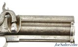 Interesting British Big-Bore Over Under Pistol by Blissett of London - 4 of 14