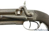 Interesting British Big-Bore Over Under Pistol by Blissett of London - 6 of 14