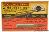 Winchester Wimbledon Cup "1936" Box Model 54 Call Out 20 Rounds Ammo - 1 of 7