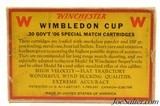 Winchester Wimbledon Cup "1936" Box Model 54 Call Out 20 Rounds Ammo - 6 of 7
