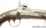 US Model 1836 Percussion Conversion Pistol by Johnson With Brass Tack Decorations - 3 of 15