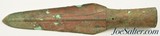 Chinese Han Dynasty Bronze Spearpoint - 2 of 6
