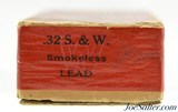 Full & Sealed! Winchester Smokeless "Picture" Box 32 S&W Ammo - 3 of 6