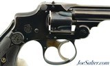 Excellent Blued Smith & Wesson 3rd Model Safety Hammerless Revolver 32 S&W C&R - 3 of 11