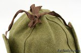 WWII Canadian DMC Winter Cap Size 7 1/8 Green Wool 1942 w/ Badge - 3 of 5