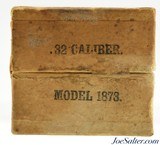 Winchester Full Box 32 WCF Ammo Early Black Powder Model 1873 - 5 of 7