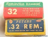 Ammo Lot Rem/Peters 32 Remington 2 Boxes 40 Rounds - 3 of 4